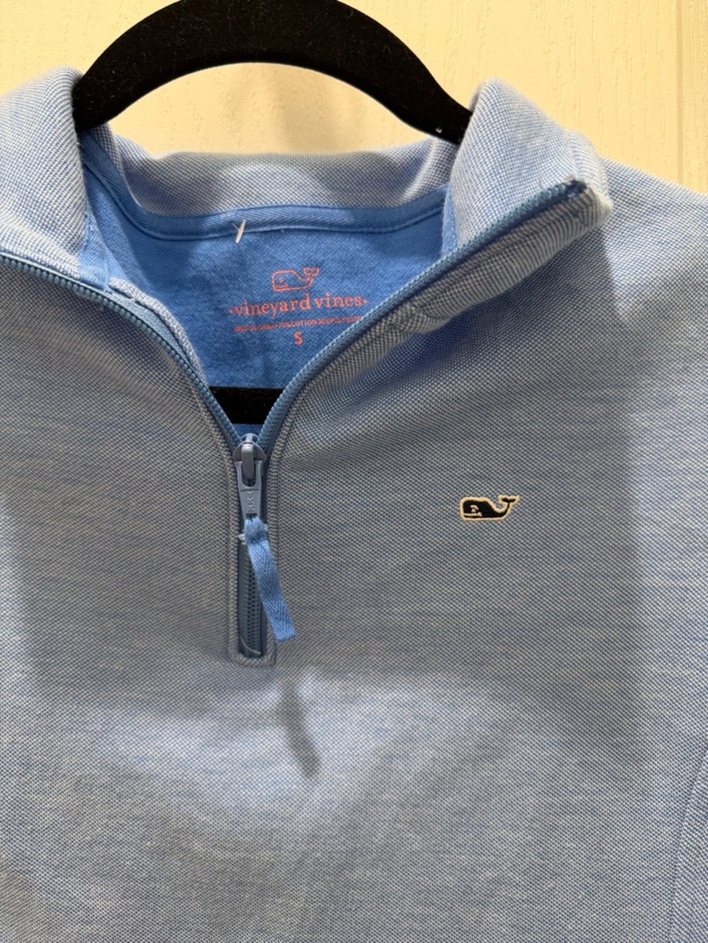 Vineyard Vines Women’s Light Blue Half-Zip Pullover
